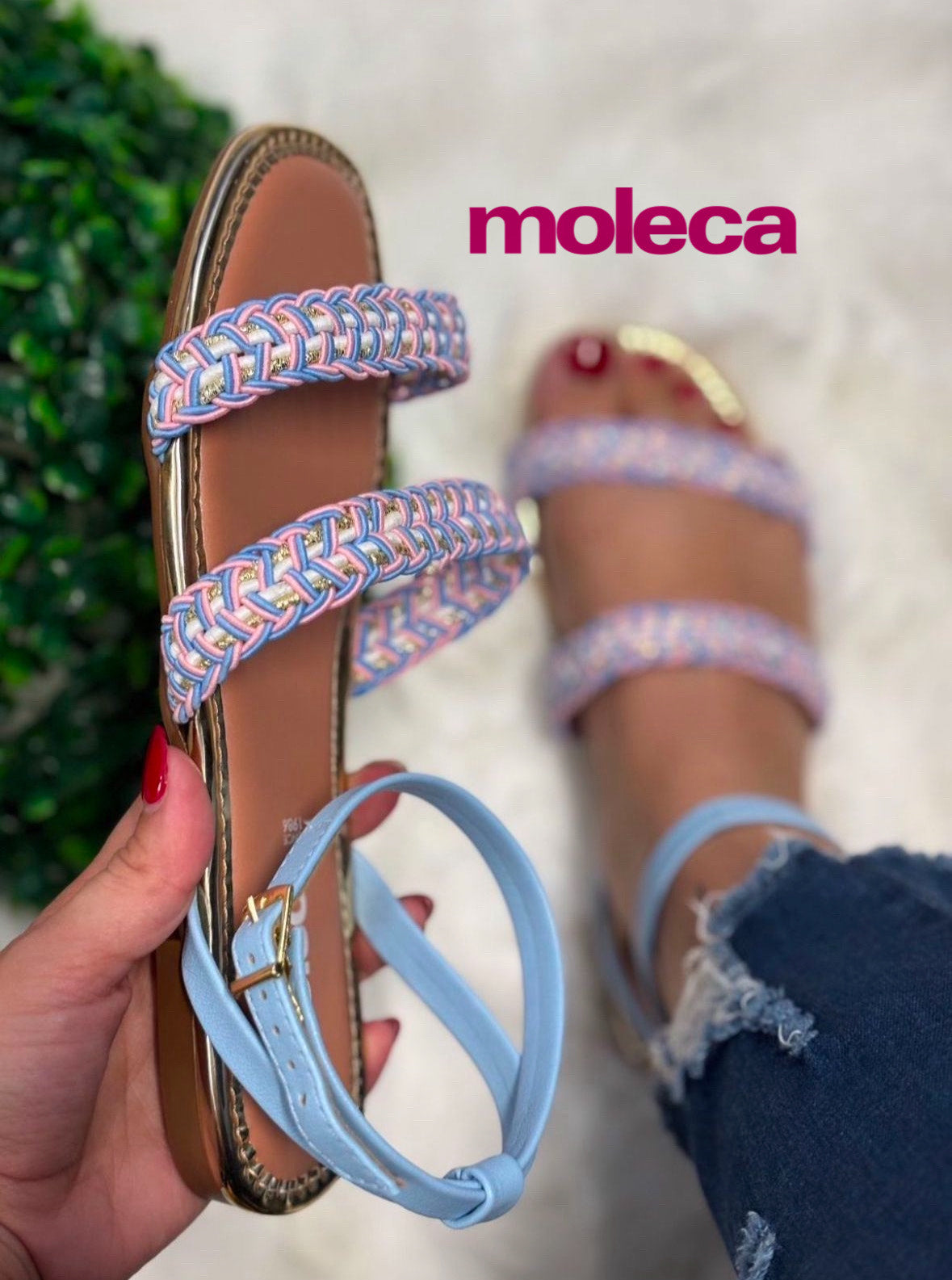 Multi Color Sandals Moleca