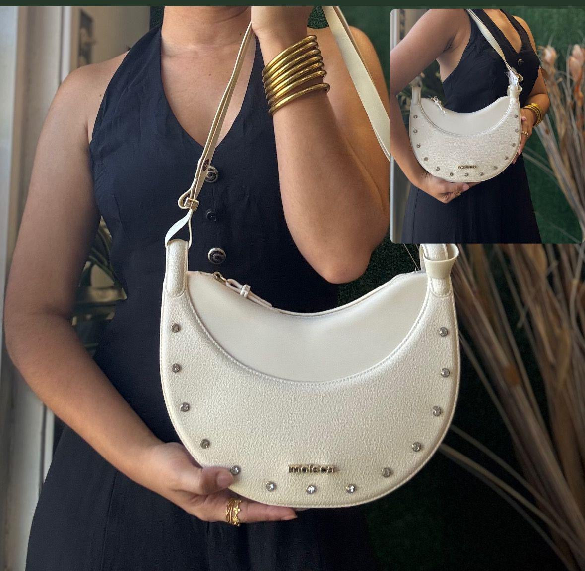 Ivory Hand Bag Moleca