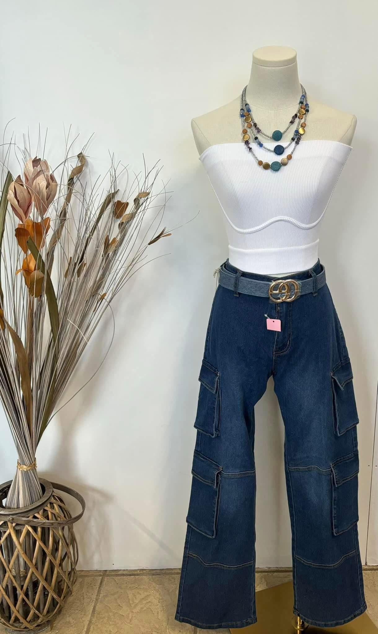 Cargo Jean Denim