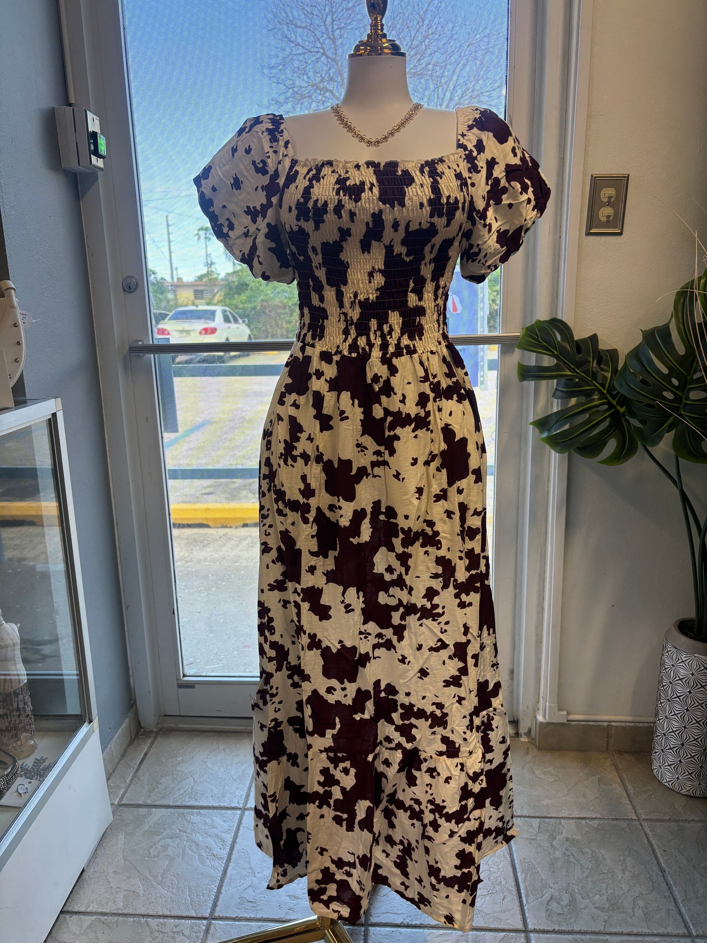Dress Long de Ivory and wine