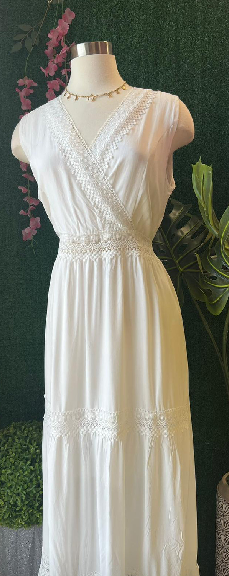 Bone -White Dress casual