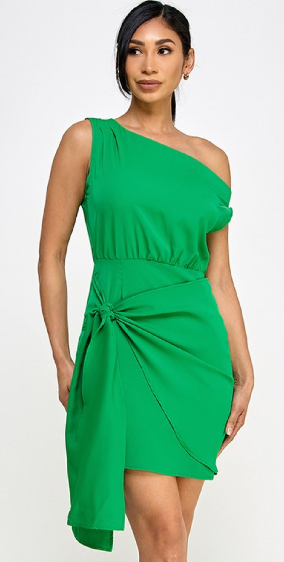 Asymetrical Bodycon Mini Dress