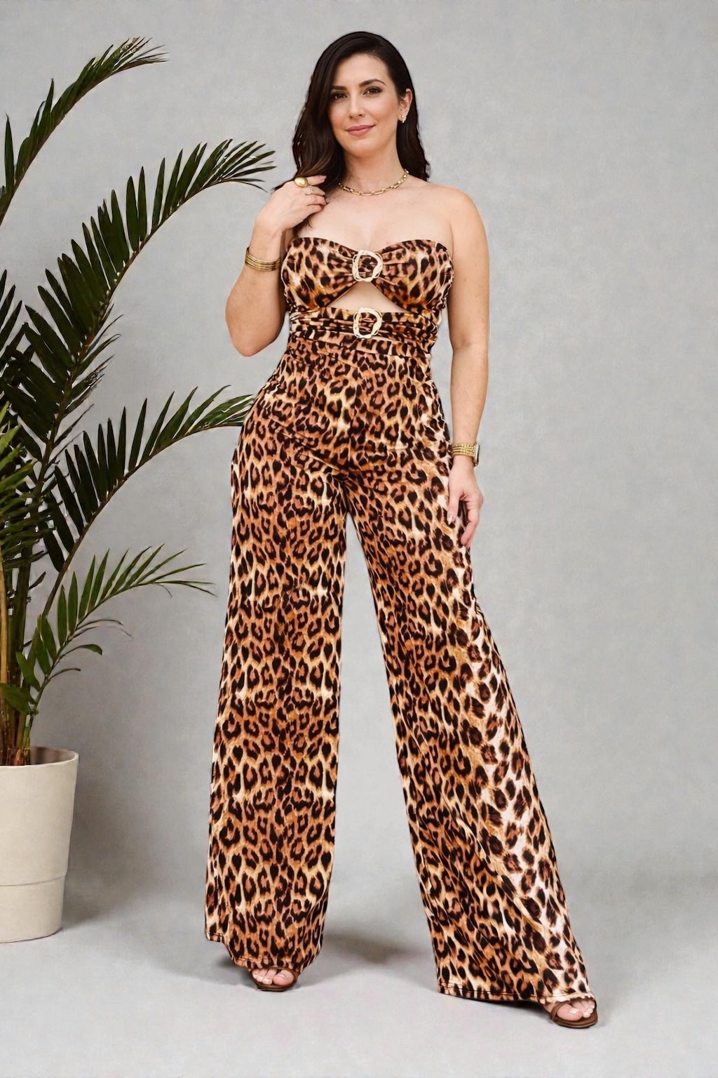 Animal Print Jumsuite