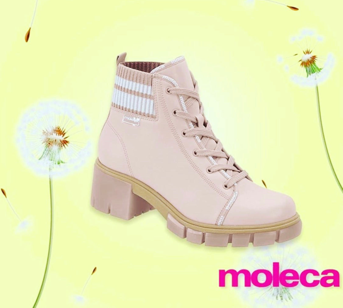 Moleca Pink Booties