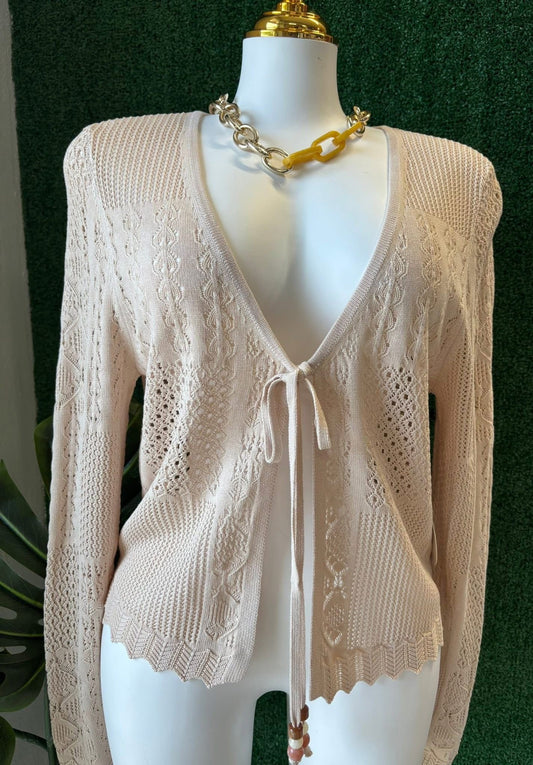 Crochet Beige Cover