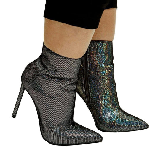 Black Brillante Booties