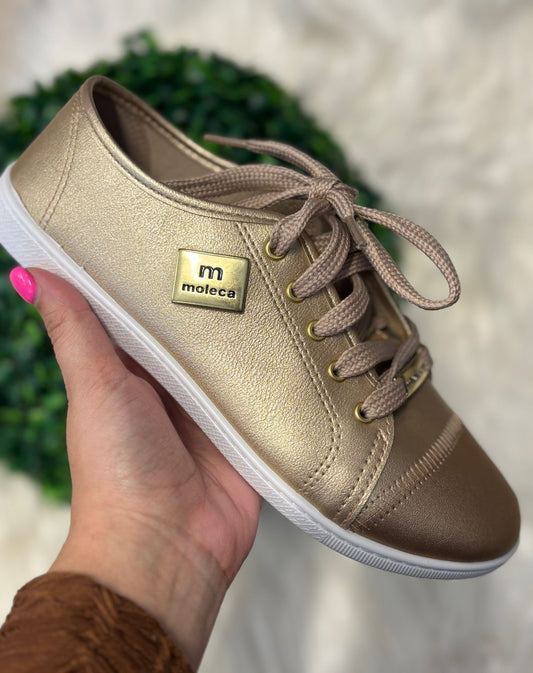 Gold Sneaker Moleca