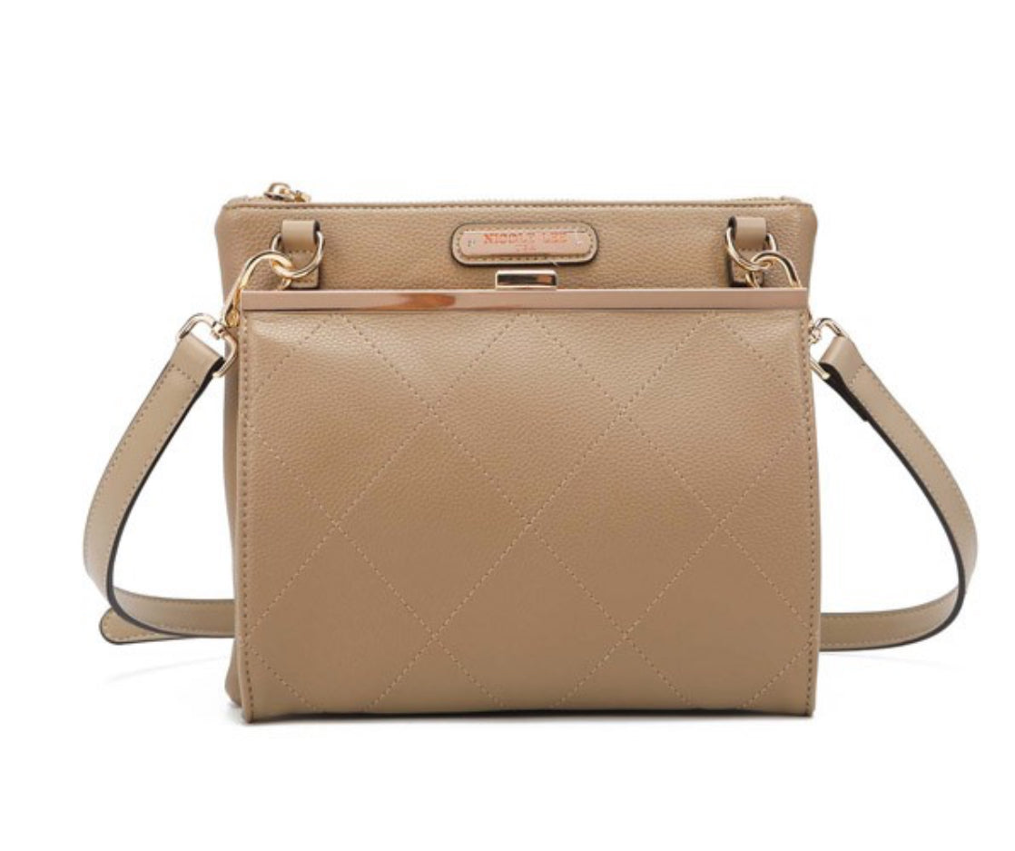 Taupe Crossbody Nicole Lee