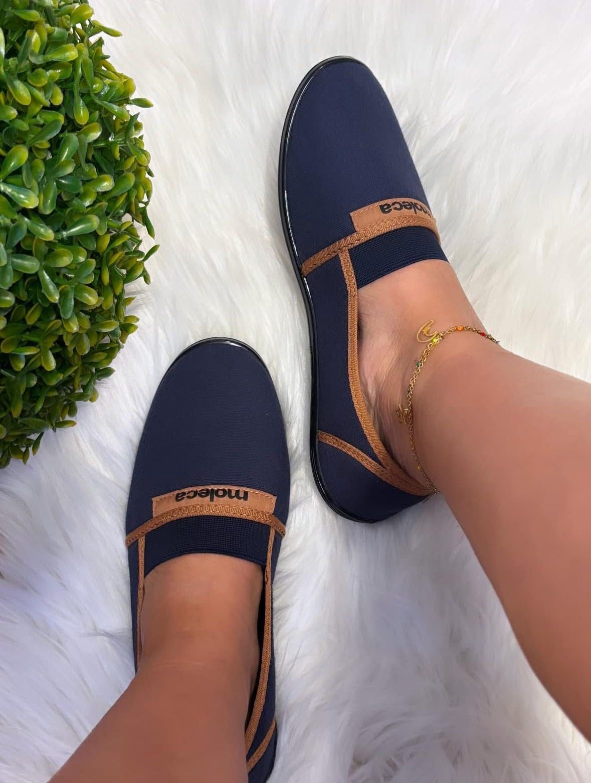 Moleca zapatillas Blue
