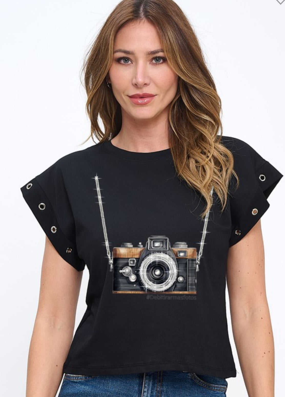 Camera Black Top