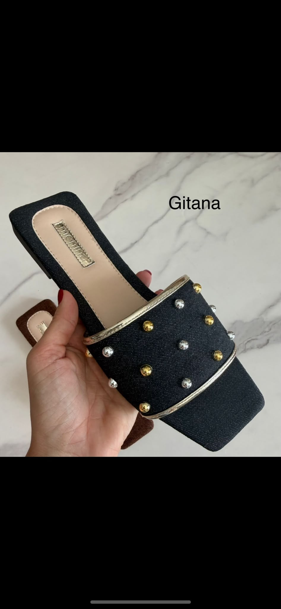 Black Sandals Menina