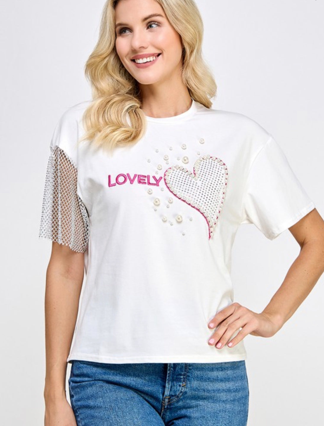 Heart Top White