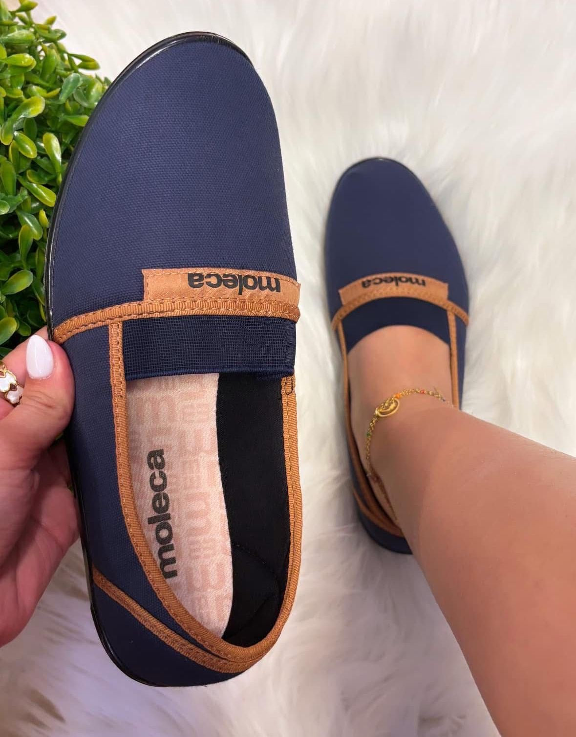 Moleca zapatillas Blue