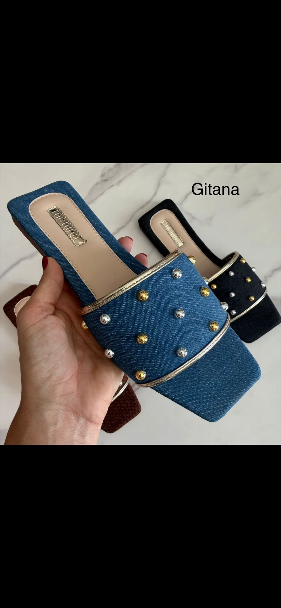 Blue Sandals