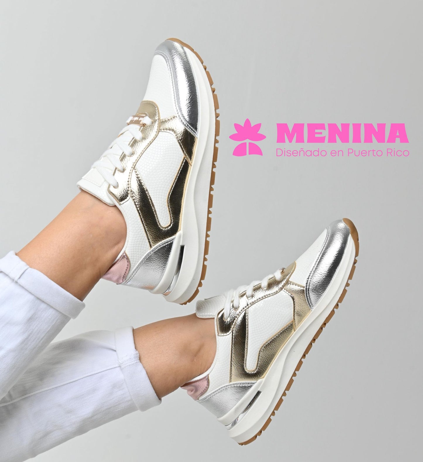 Pily White Sneaker