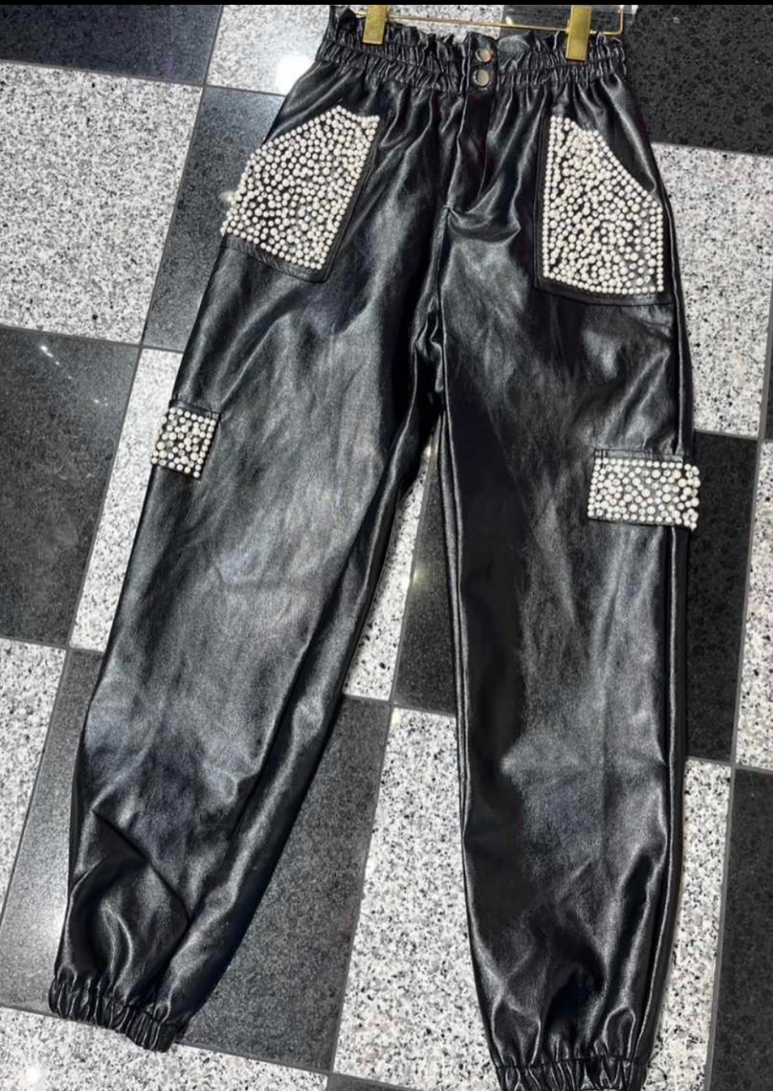 Black Pearl Pant Leather