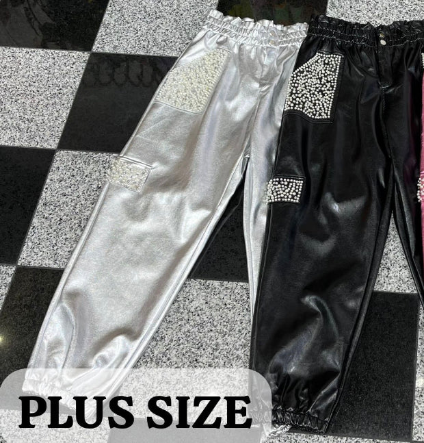 Black Pearl Pant Leather