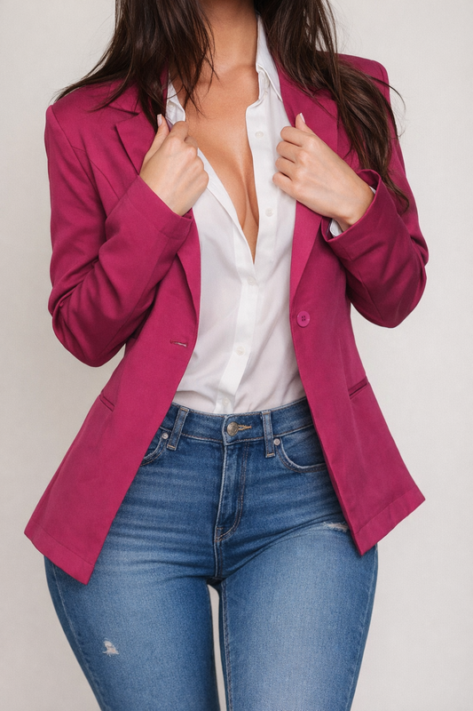 Everyday Blazer Magenta