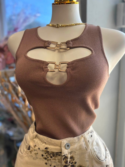 Beige Top