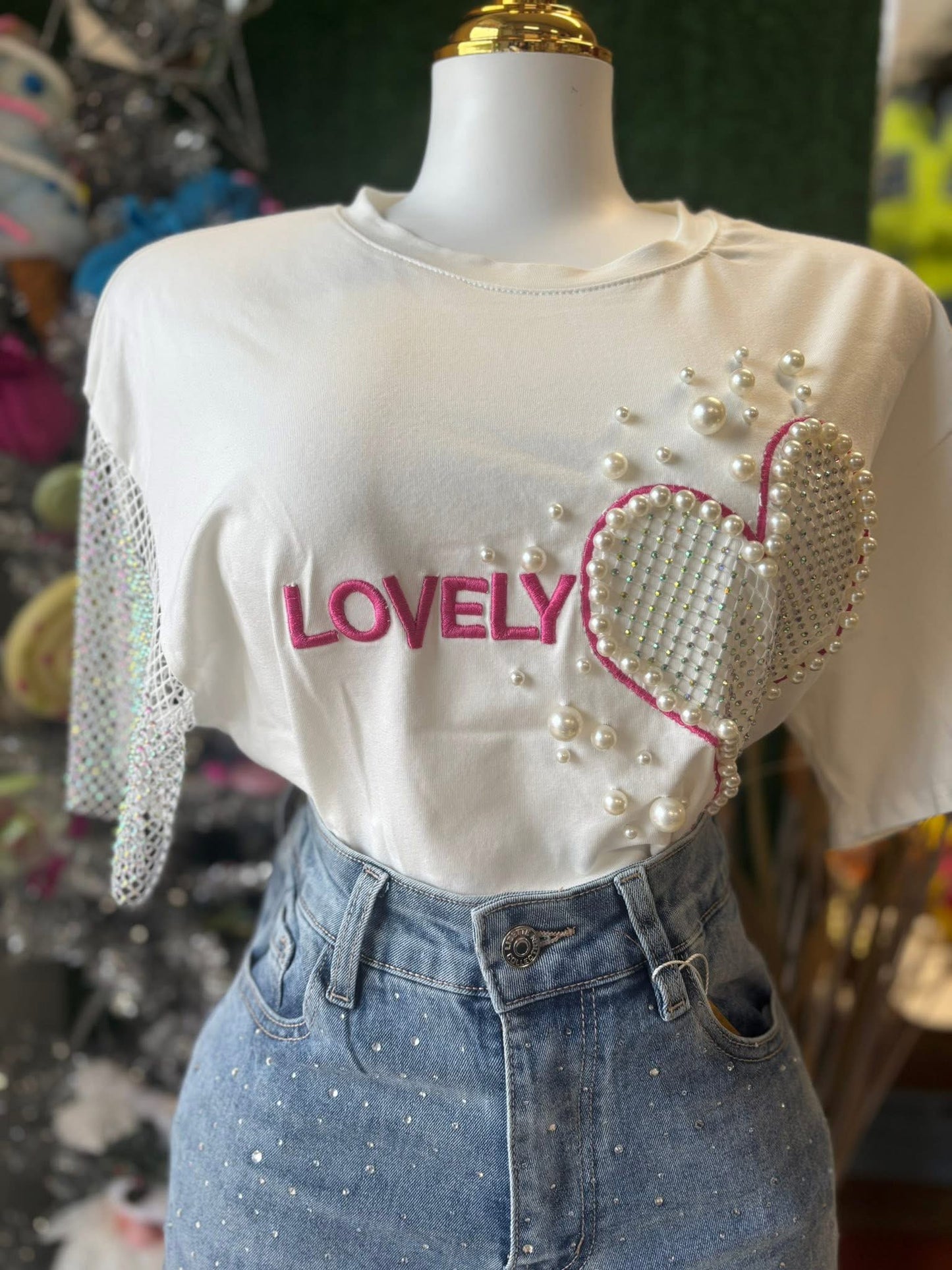 Heart Top White