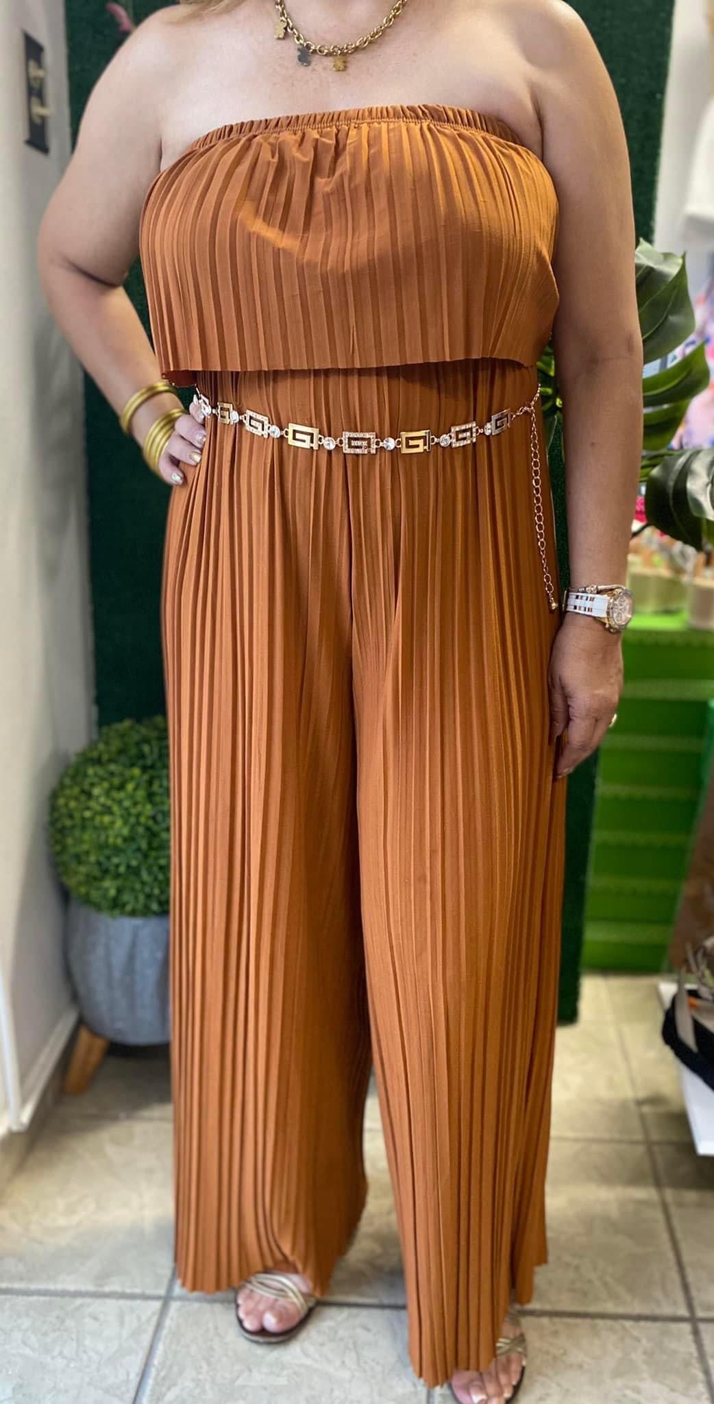 Camel Jumpsuit