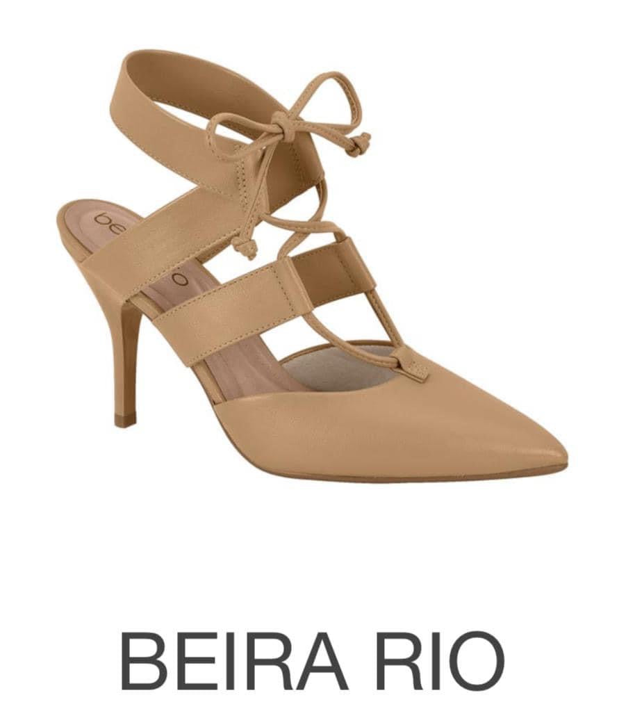 Tacones Beige Beira Rio