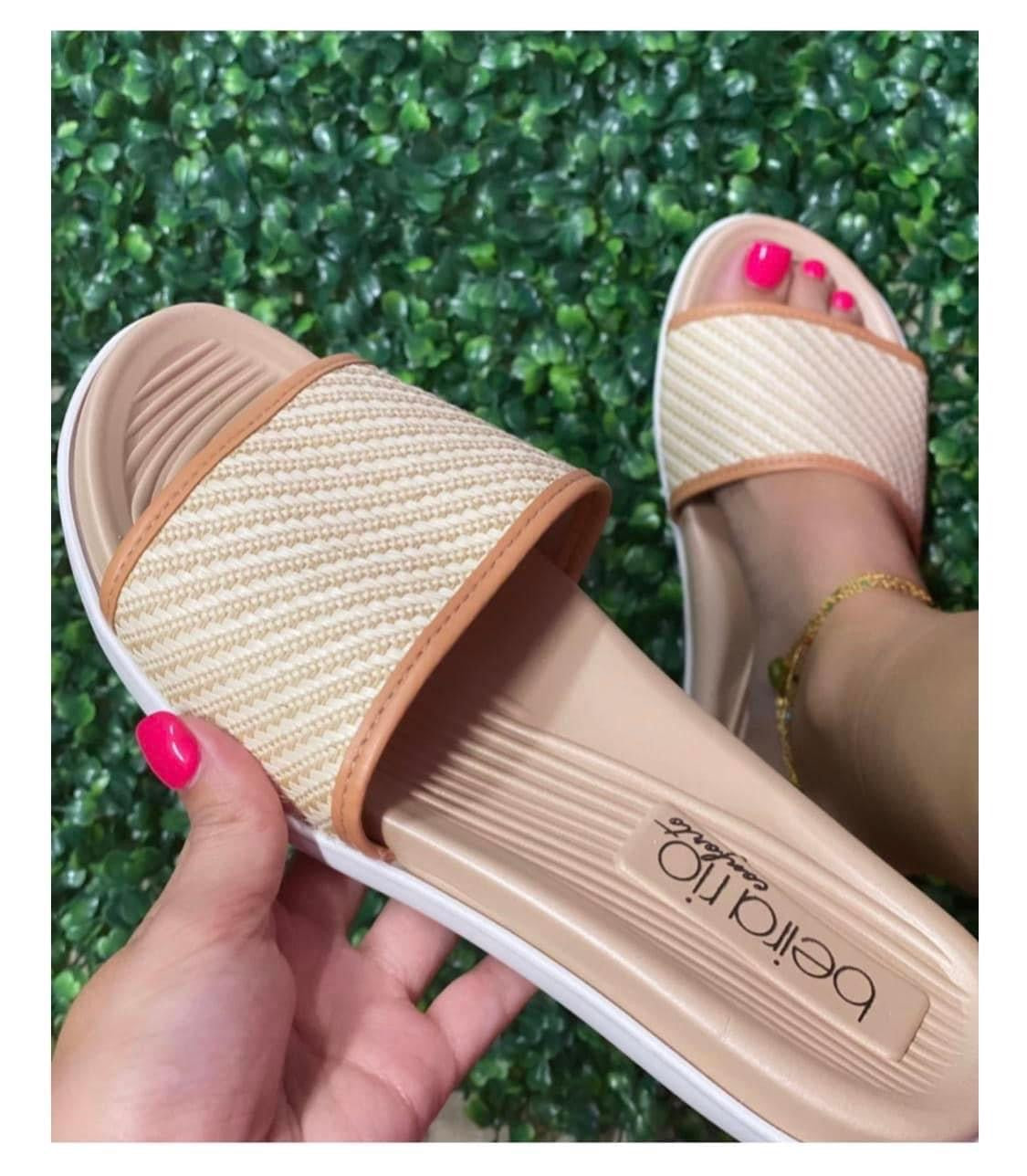 New Beige Beira Rio Sandals