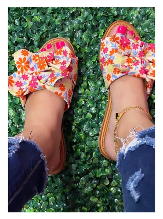 Flowers Multi Sandals Moleca