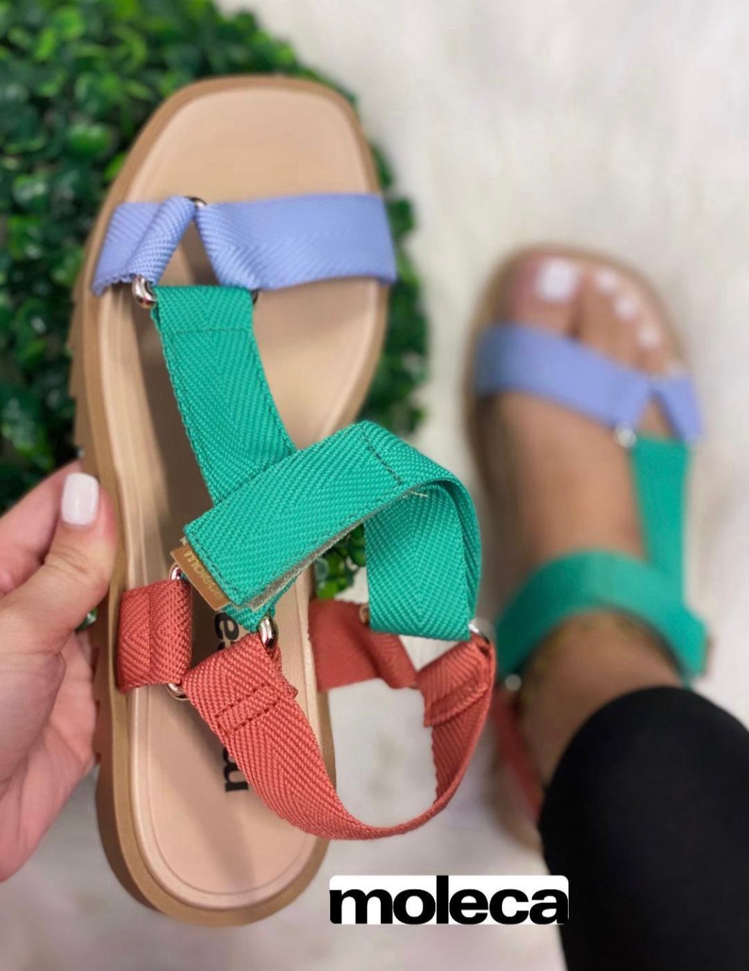 Multi Colors Moleca sandals