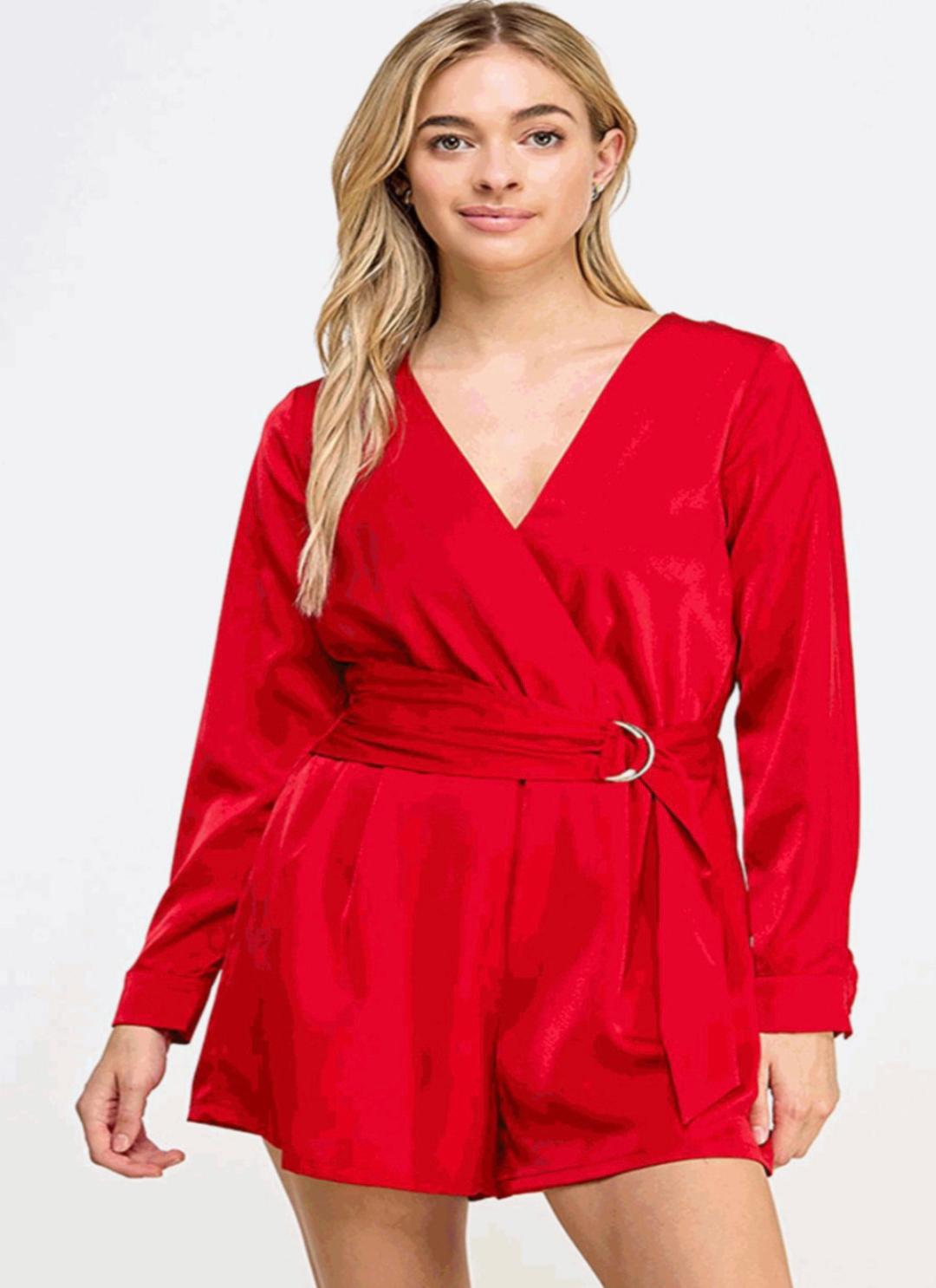 Macys Red Romper