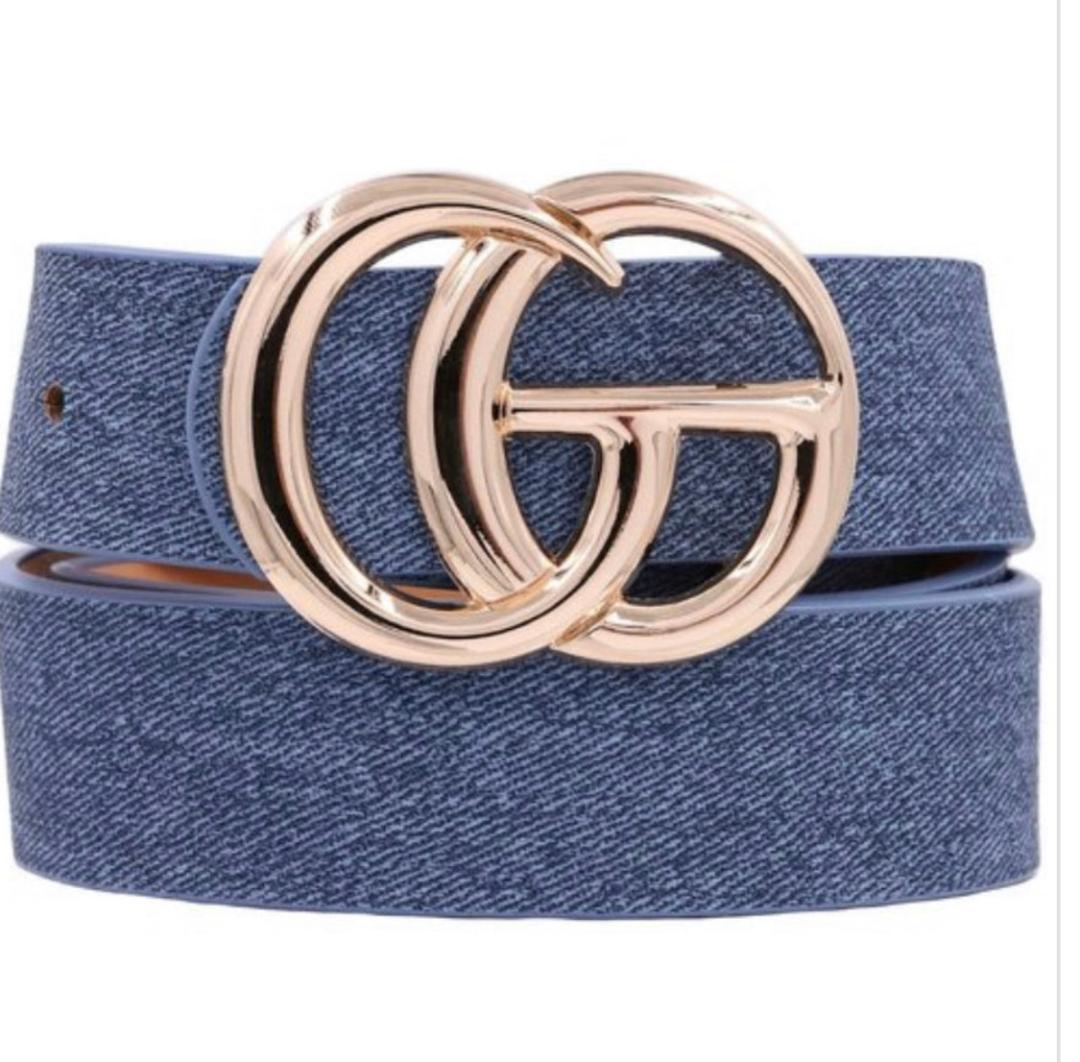 G Denim Belt