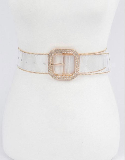 Clear Gold Belt