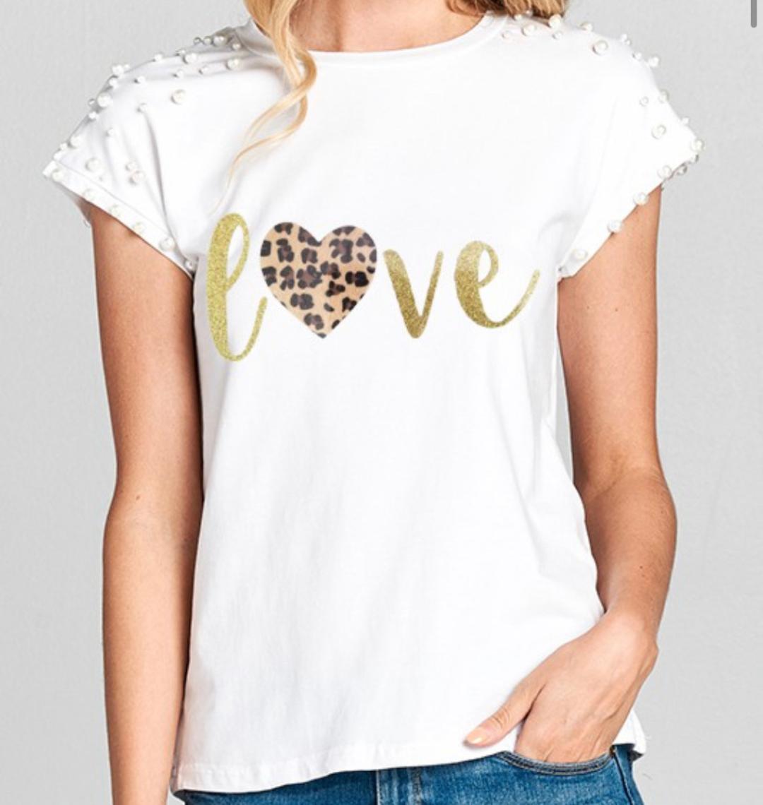 White Pearl Love Top