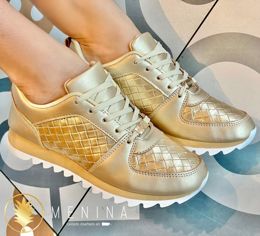 New Gold Paula-4 Sneaker