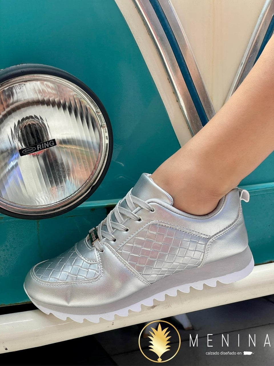 Silver Paula-4 Sneaker