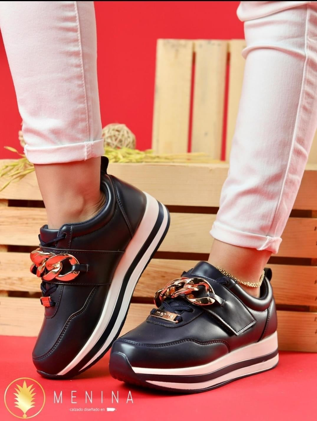 Brianna Navy Sneaker