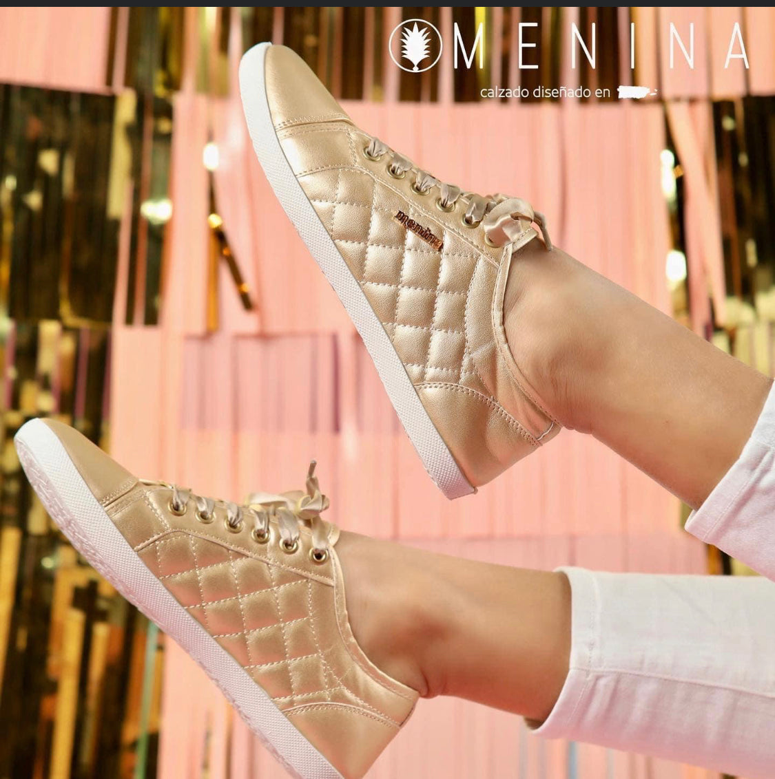 Daisy Gold Sneaker