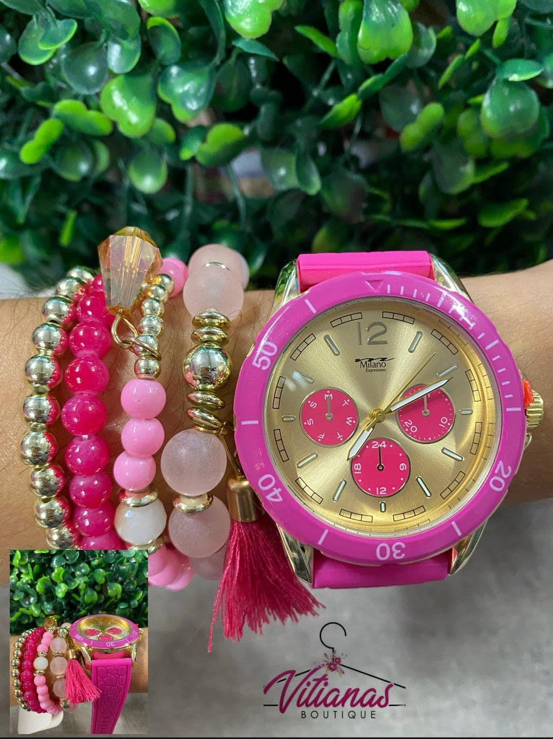 Fushia Watch