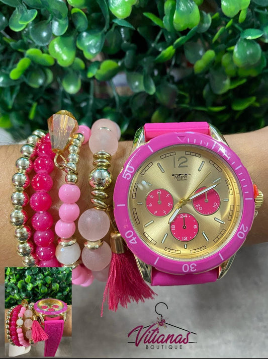 Fushia Watch