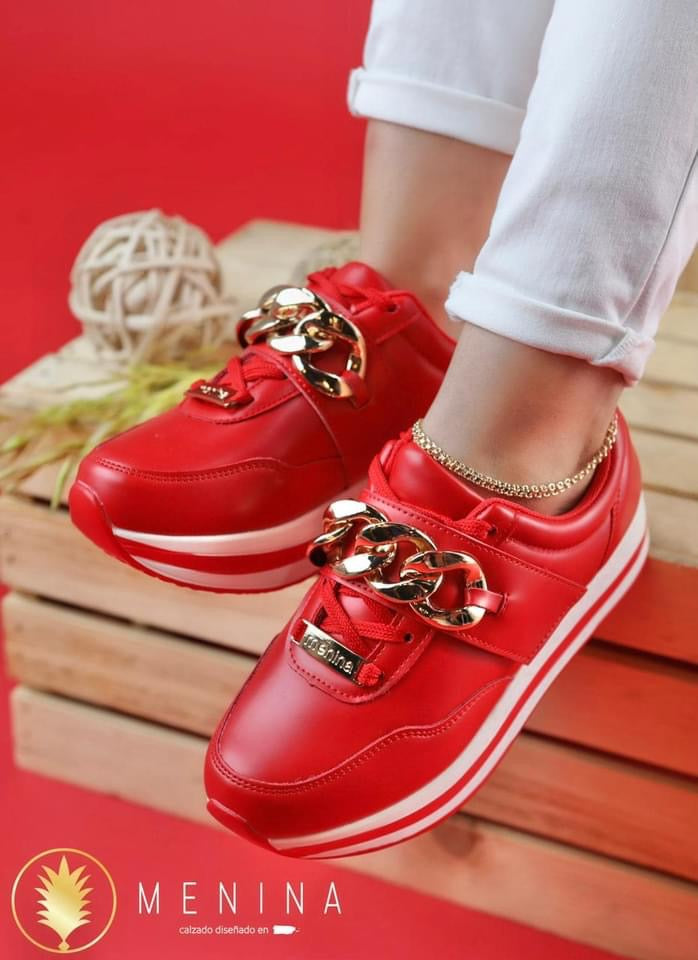 Brianna Red Sneaker