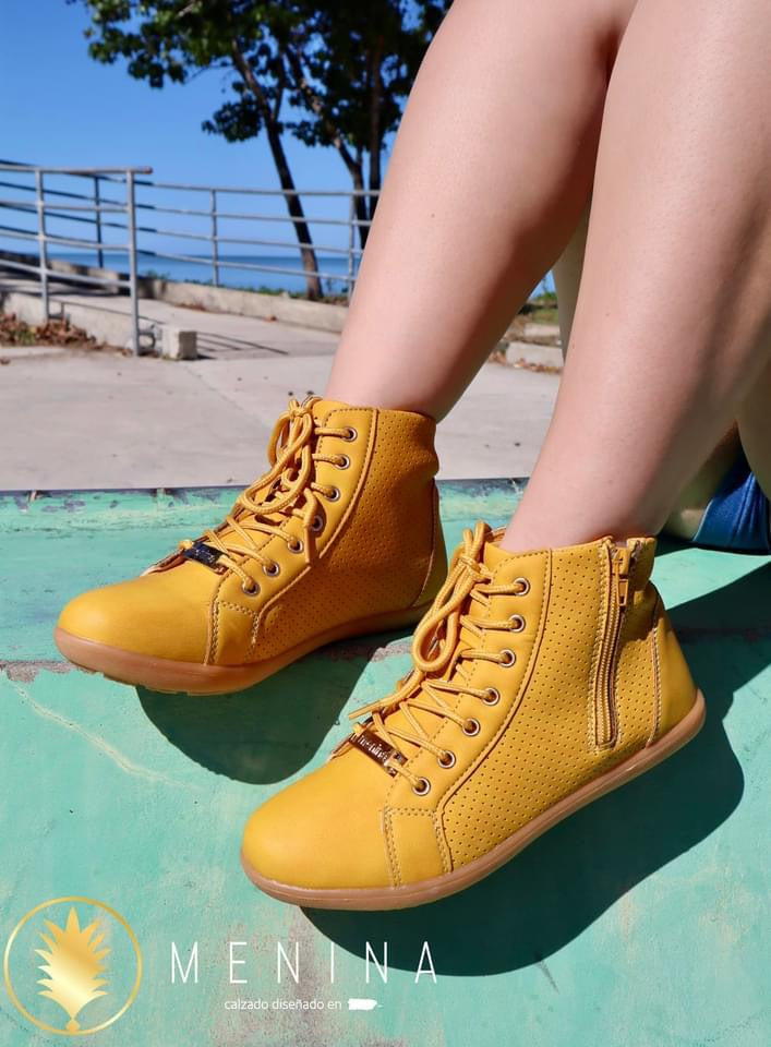 New Mustard Booties