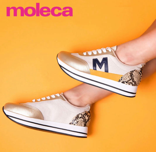 Moleca Gold Sneaker