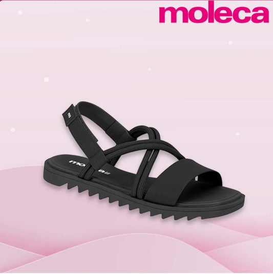 Moleca Black Sandals