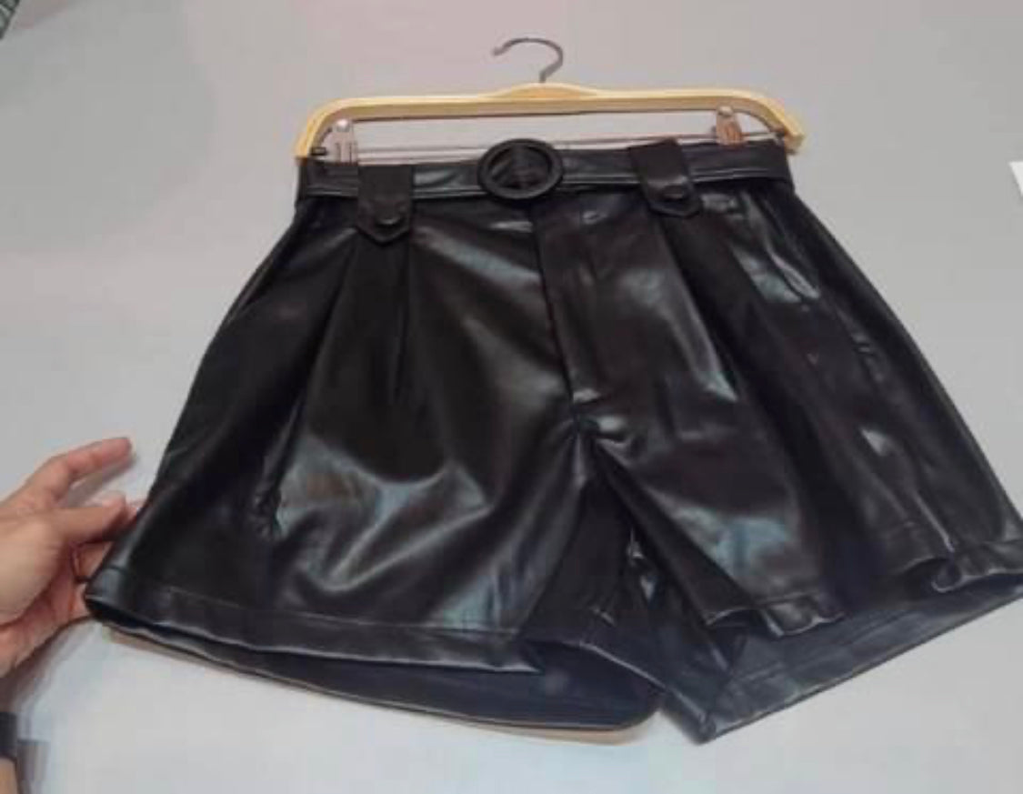 Leather Shorts