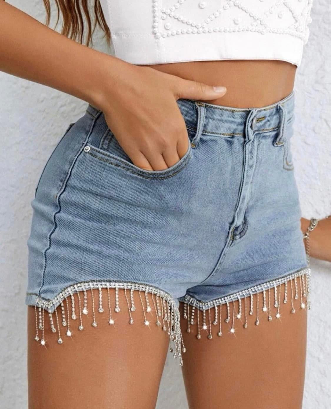 Pearl Short Denim